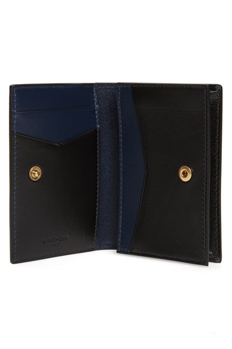 Leather Card Holder, Alternate, color, BLACK