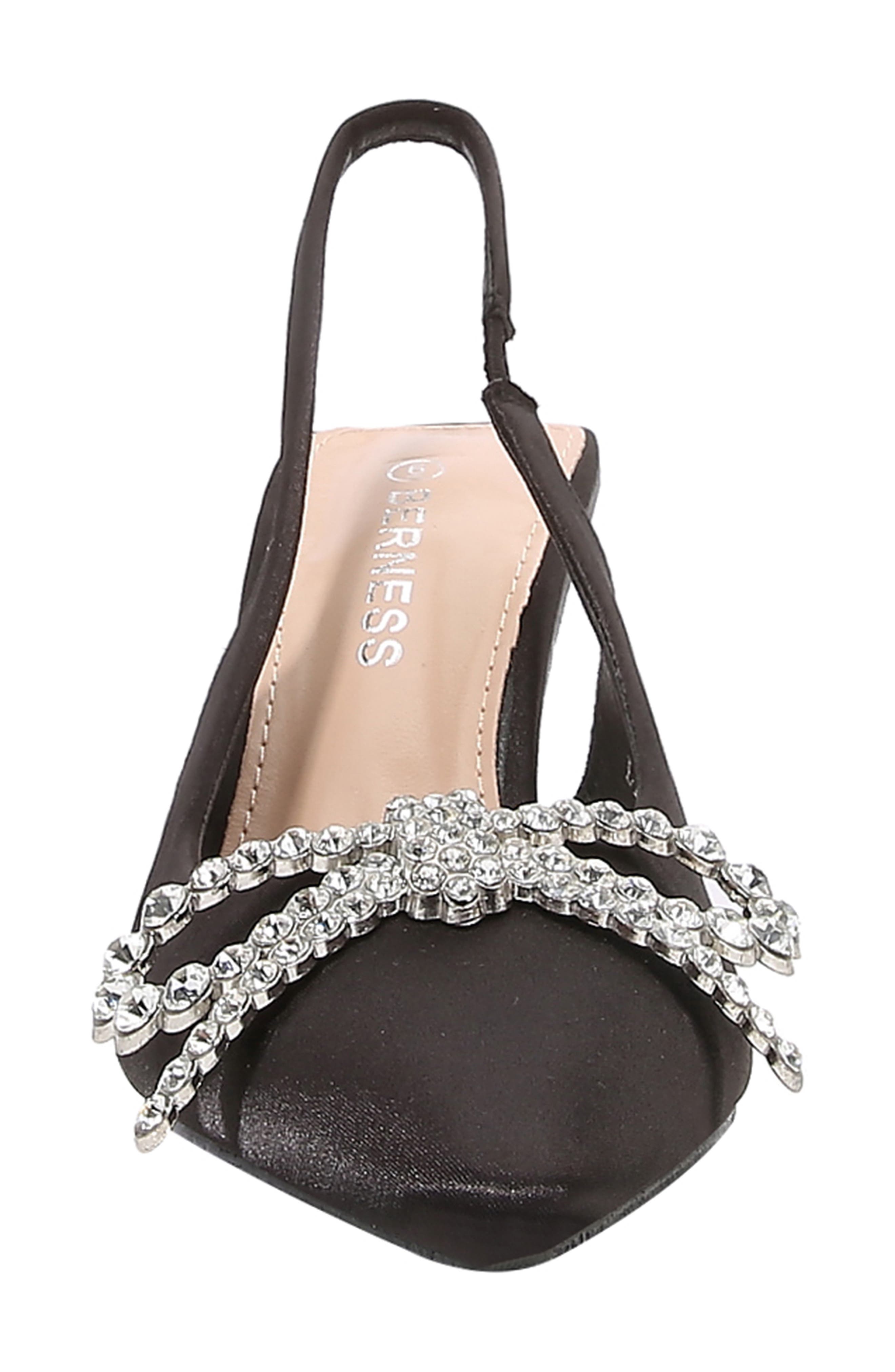 BERNESS Lliliana Embellished Bow Slingback Pump, Alternate, color, 