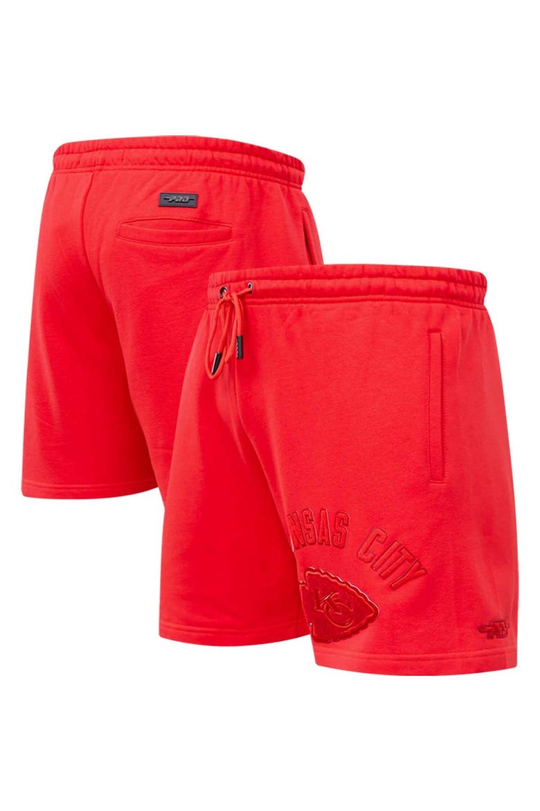 Men's Pro Standard Kansas City Chiefs Triple Red Shorts, Main, color, Red