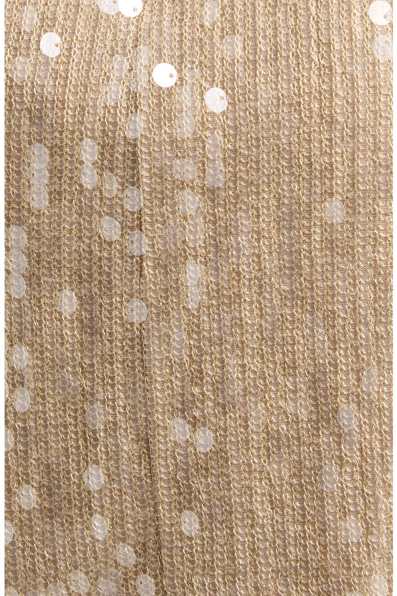 Aera Paillette Minidress, Alternate, color, GOLD PAILLETTE