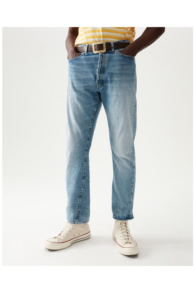 914 Sean Five Pocket Regular Fit Denim Pants, Alternate, color, Bleach Wash
