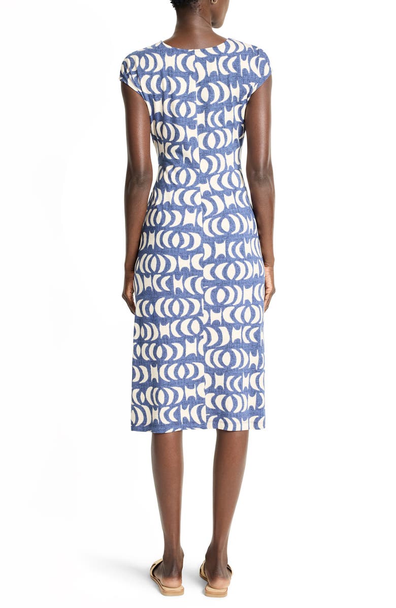 NIC+ZOE Wren Lunar Eclipse Knit Dress, Alternate, color, Indigo Multi