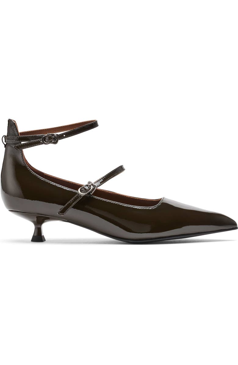 MARC NOLAN Paige Patent Leather Kitten Heels, Main, color, Dark Green