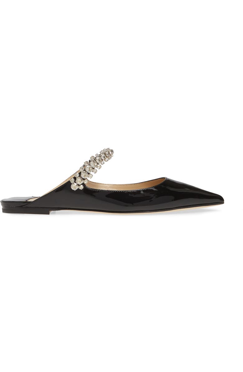 Jimmy Choo Bing Crystal Embellished Flat, Alternate, color,