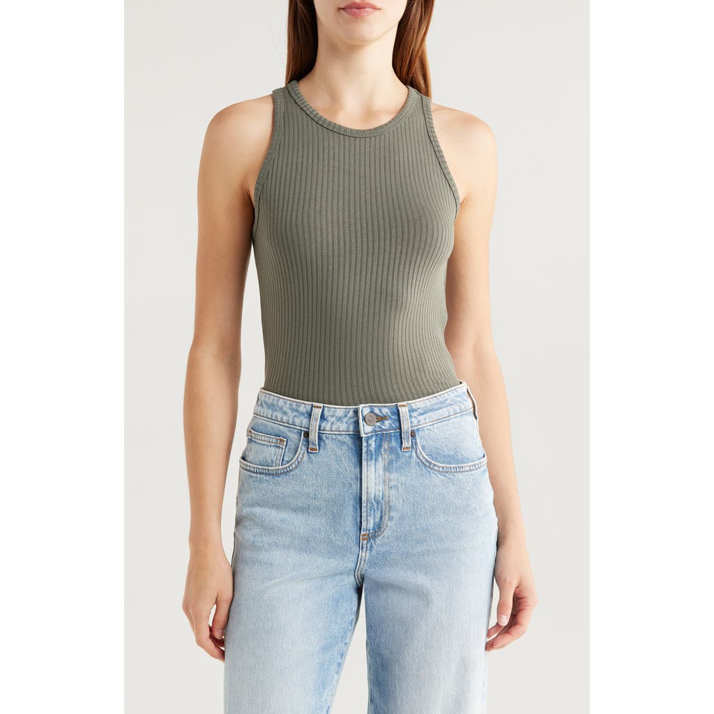 Splendid Ribbed Tank Top In Soft Vob
