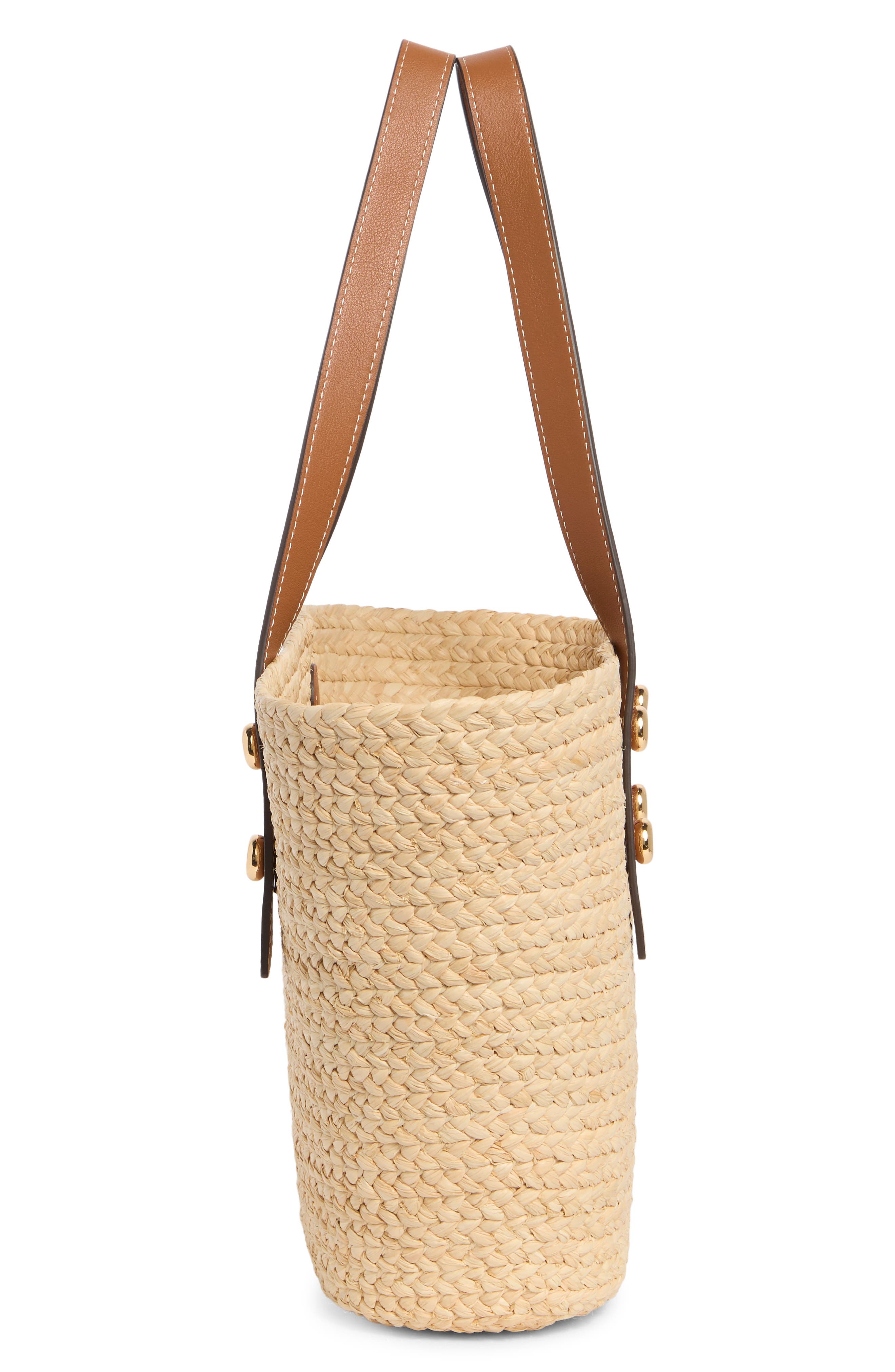 Small Romy Basket Tote, Alternate, color, NATURAL
