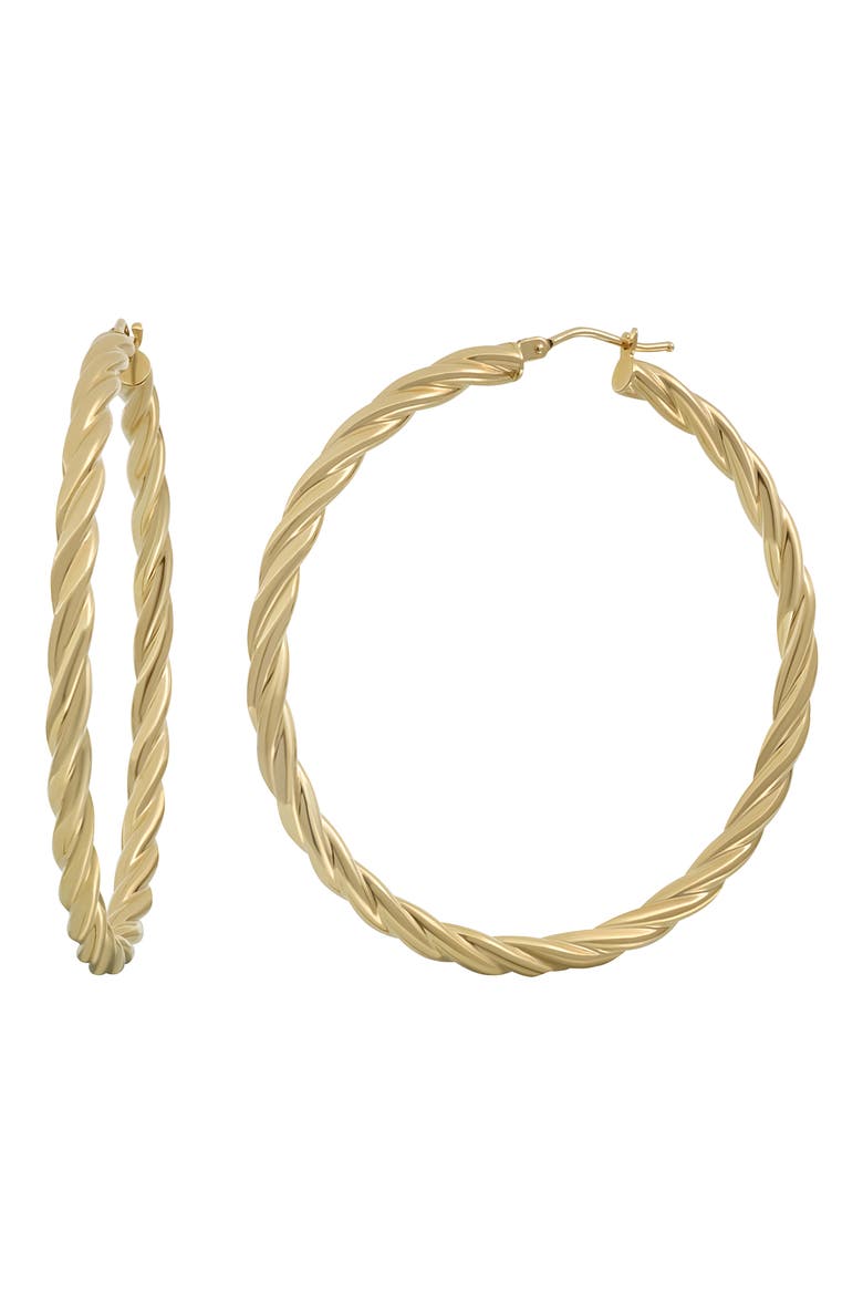 14K Gold Hoop Earrings (Nordstrom Exclusive), Main, color, 14K YELLOW GOLD
