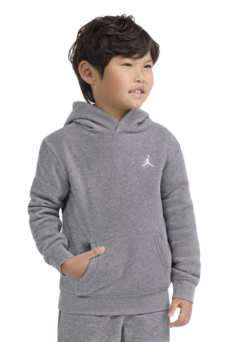 Kids' Brooklyn Hoodie, Alternate, color, CARBON HEATHER