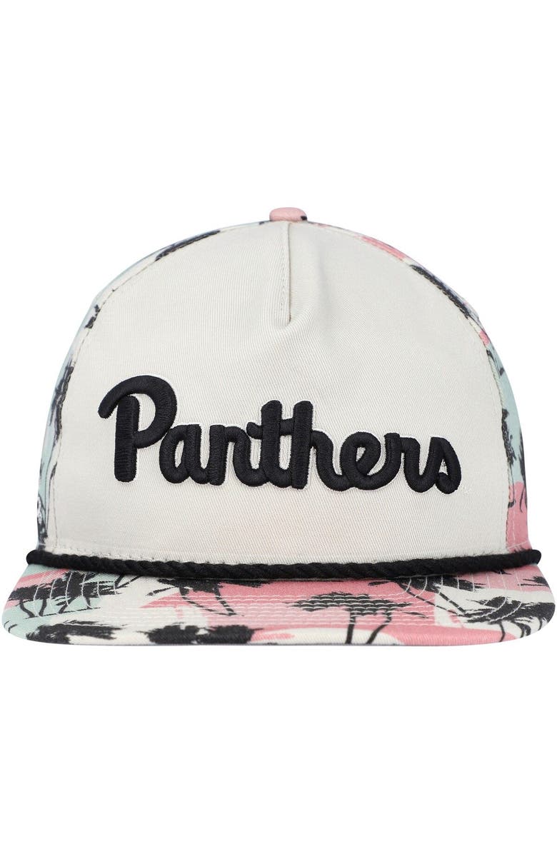 New Era Men's New Era Cream Pitt Panthers High Tide Golfer Snapback Hat, Alternate, color, Cream