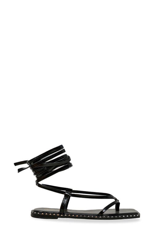 Chase & Chloe Chase And Chloe Studded Ankle Wrap Sandal