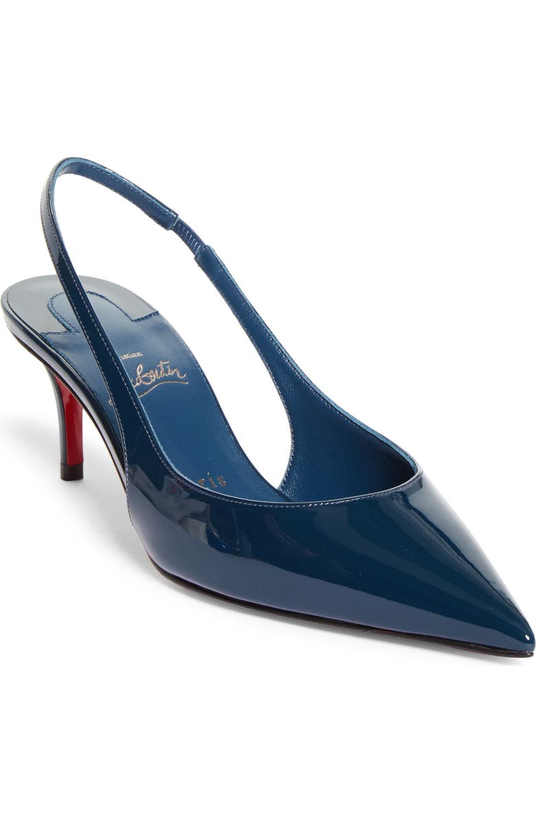 Christian Louboutin Miss Z Pointed Toe Slingback Pump, Main, color, Last Night