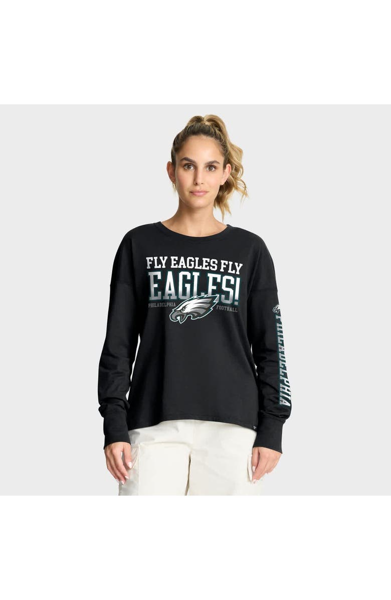 FANATICS Women's Fanatics Black Philadelphia Eagles Hometown Legacy Long Sleeve T-Shirt, Main, color, Black