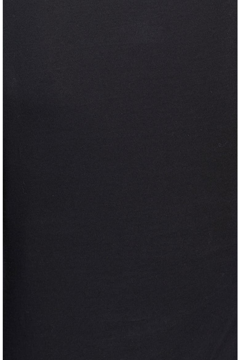 'Favorite' Soft Cotton Turtleneck, Alternate, color, BLACK