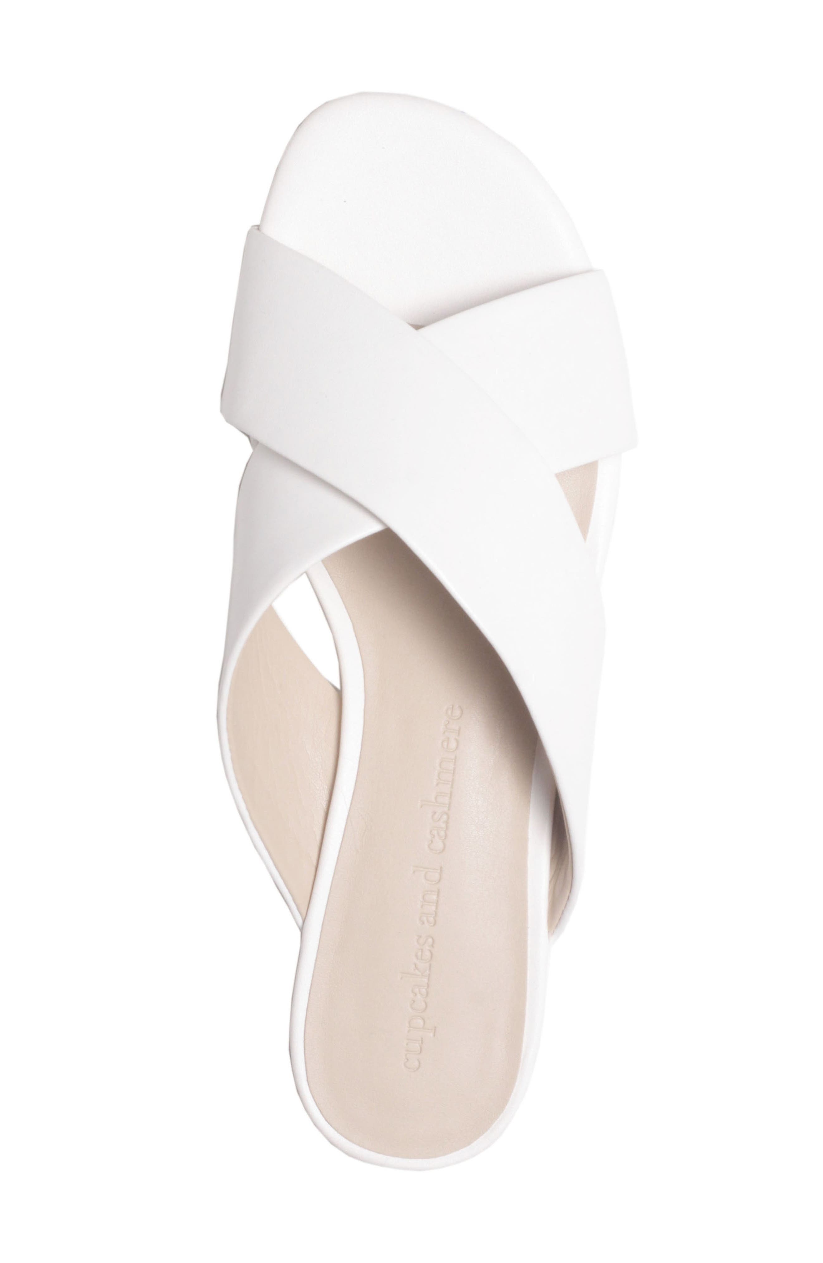 Yesenia Sandal, Alternate, color, WHITE LEATHER