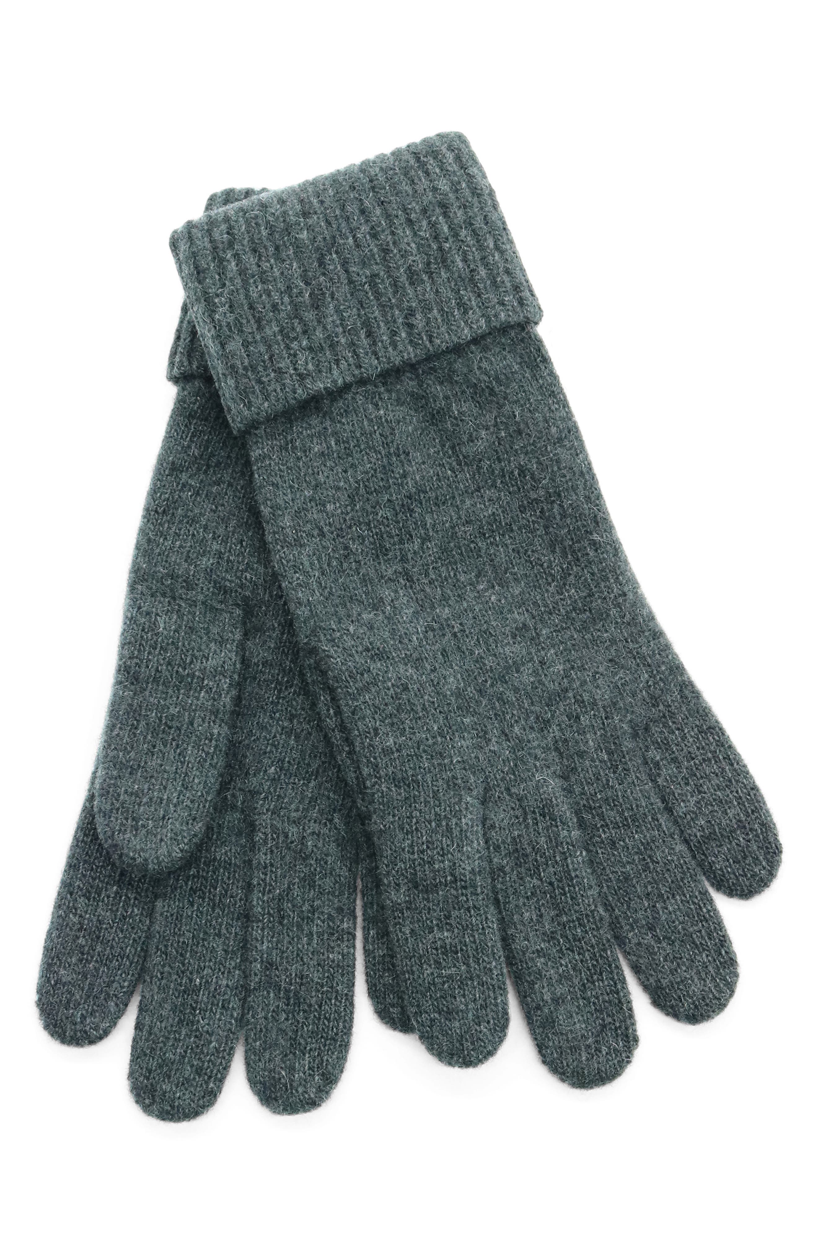 Portolano Cashmere Ribbed Gloves