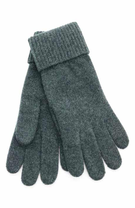 Portolano Cashmere Ribbed Gloves