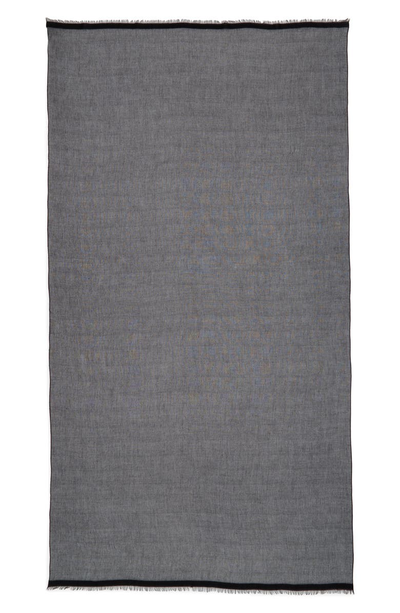 Nordstrom Modal & Silk Stripe Scarf, Alternate, color,