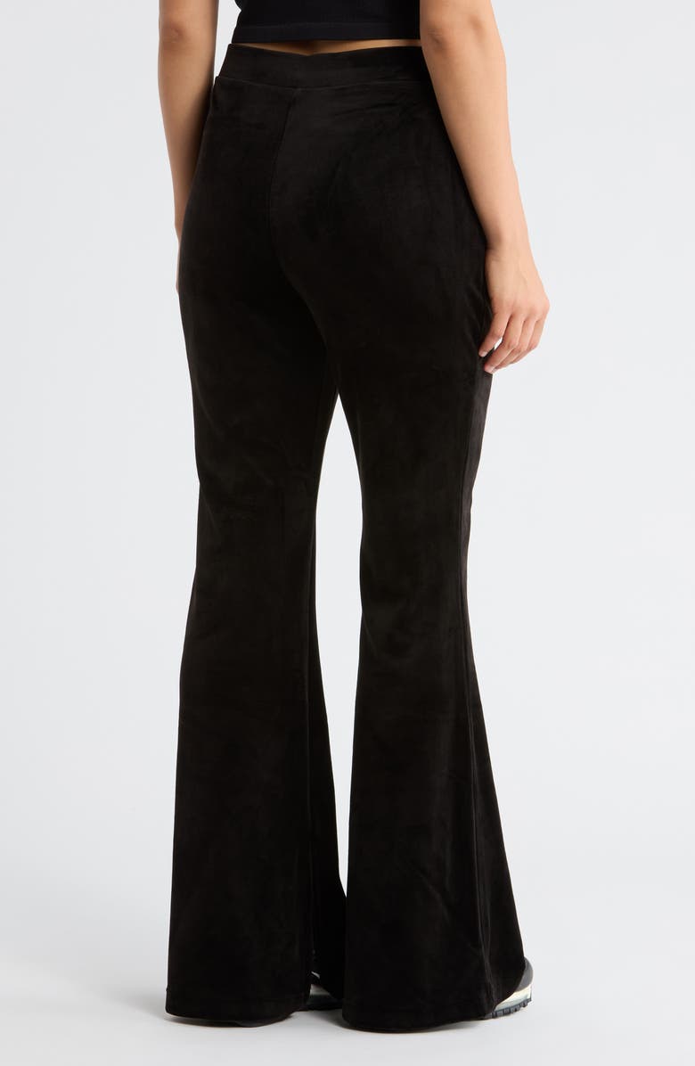 Juicy Couture Velvet Flare Leg Pants, Alternate, color,