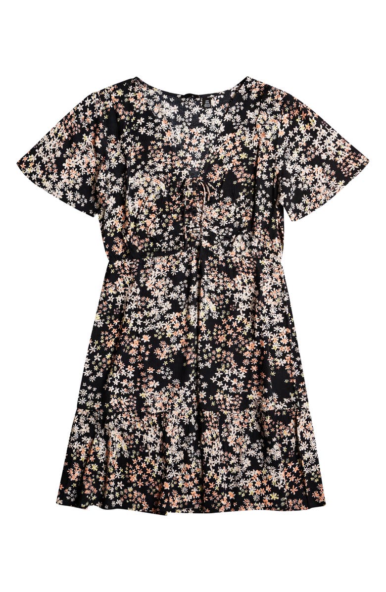 Roxy Summer Flow Floral Minidress, Alternate, color, 
