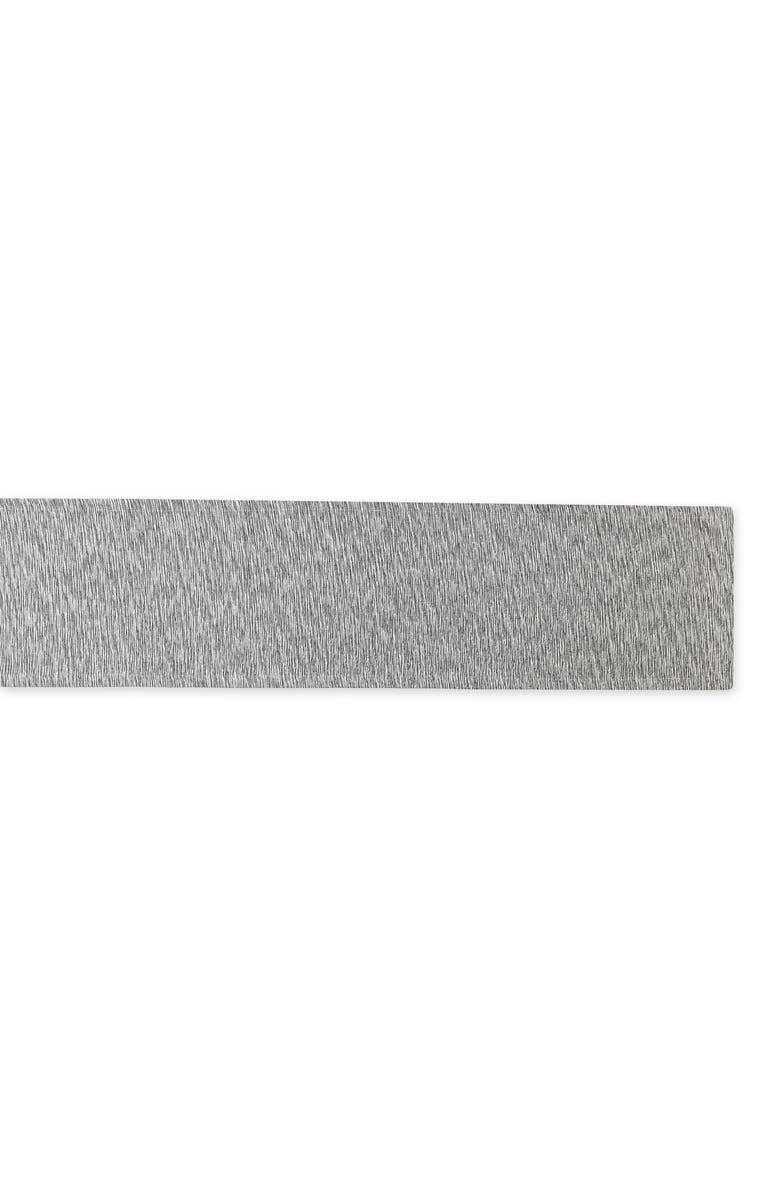 Design Imports Graphite Space Dyed Cotton Table Runner, Main, color, Gray