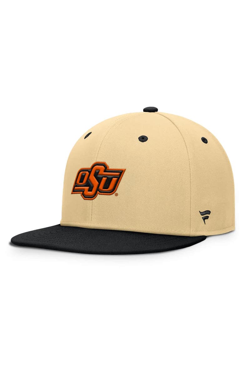 FANATICS Men's Fanatics Khaki/Black Oklahoma State Cowboys Balance Fitted Hat, Alternate, color, Khaki