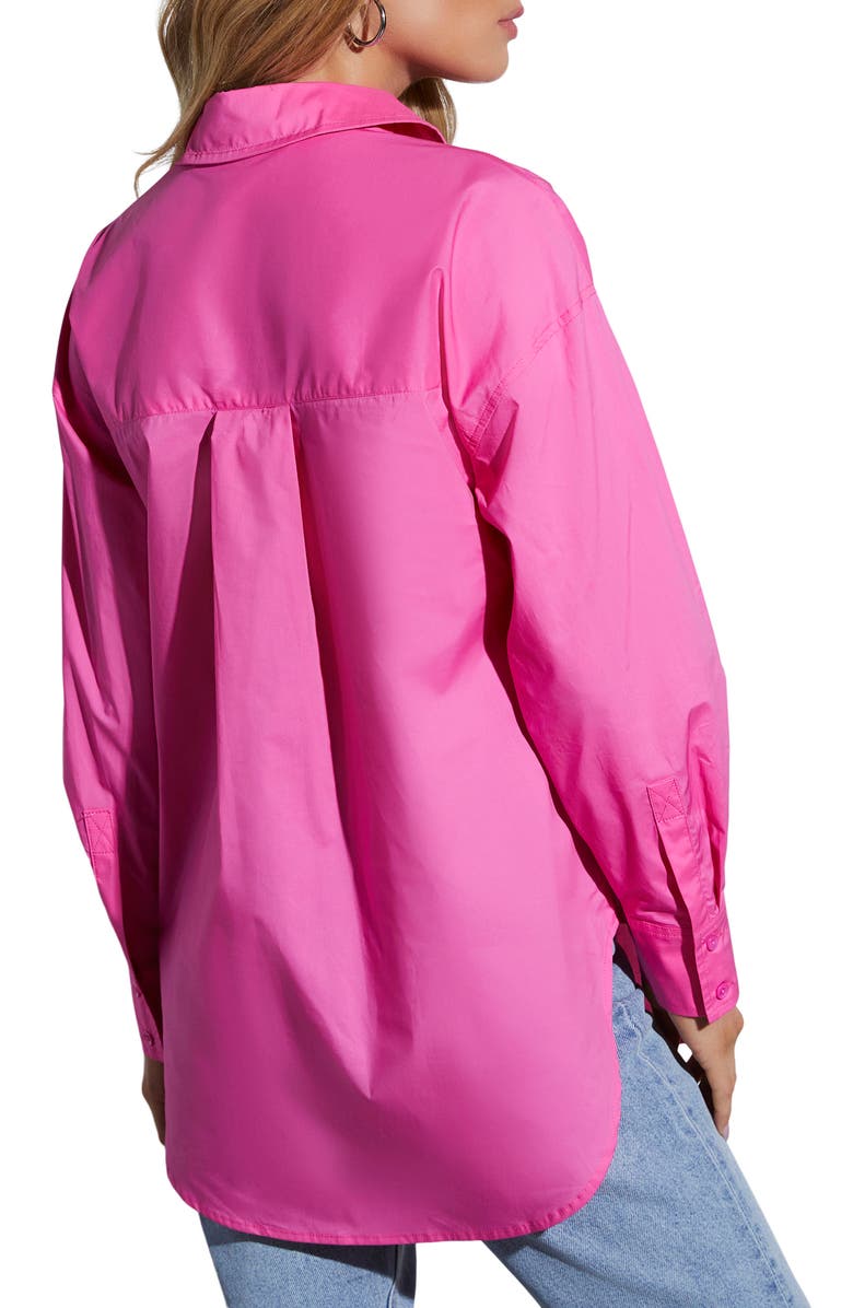 VICI Collection Infinity Cotton Button-Up Shirt, Alternate, color, 