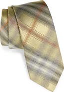 Burberry Manston Check Jacquard Silk Tie