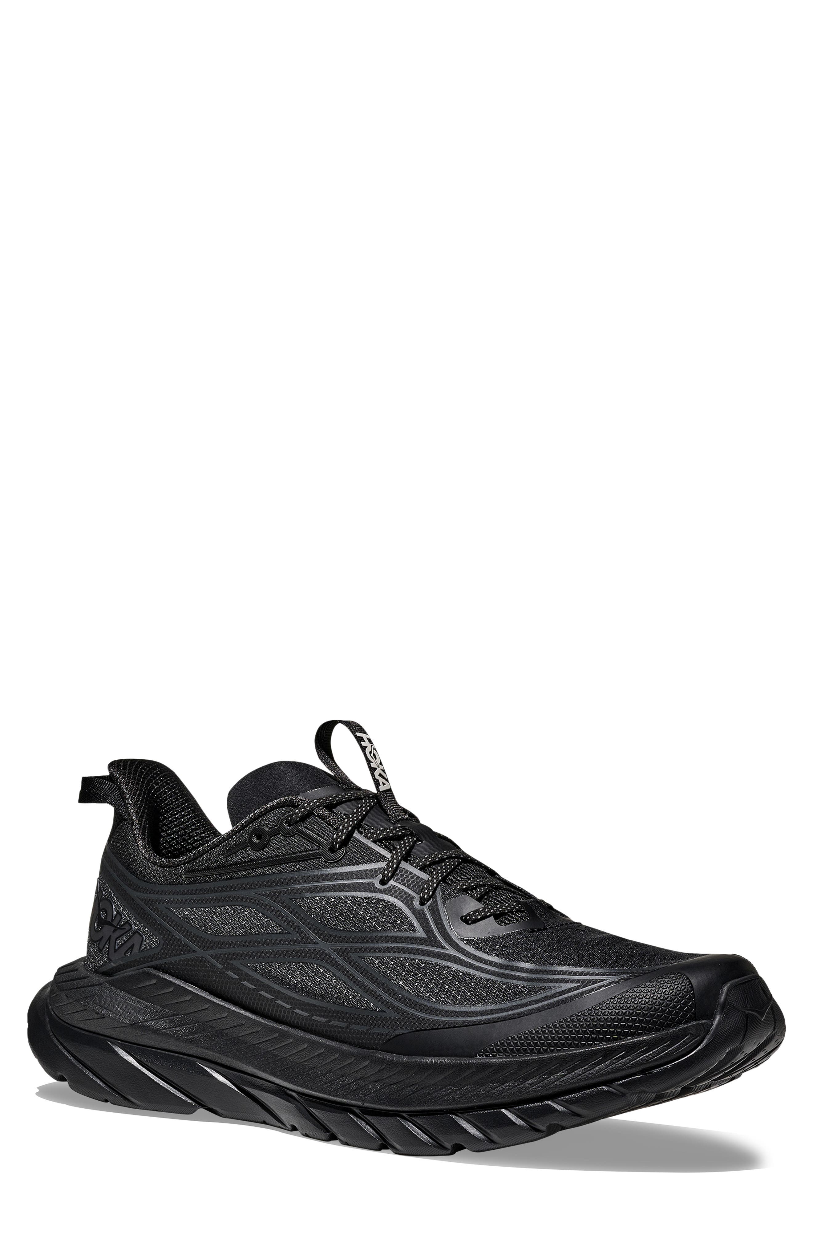 HOKA Mach Remastered Sneaker, Main, color, Obsidian / Obsidian