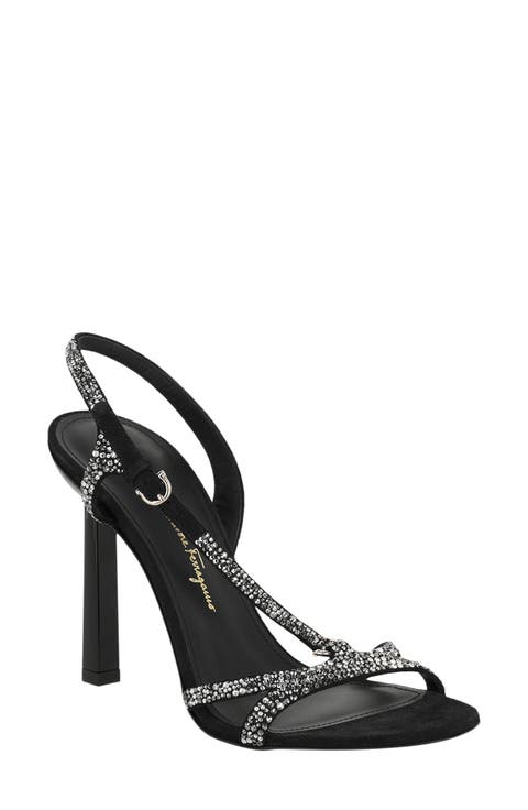 Crystal Stiletto Sandal (Women)