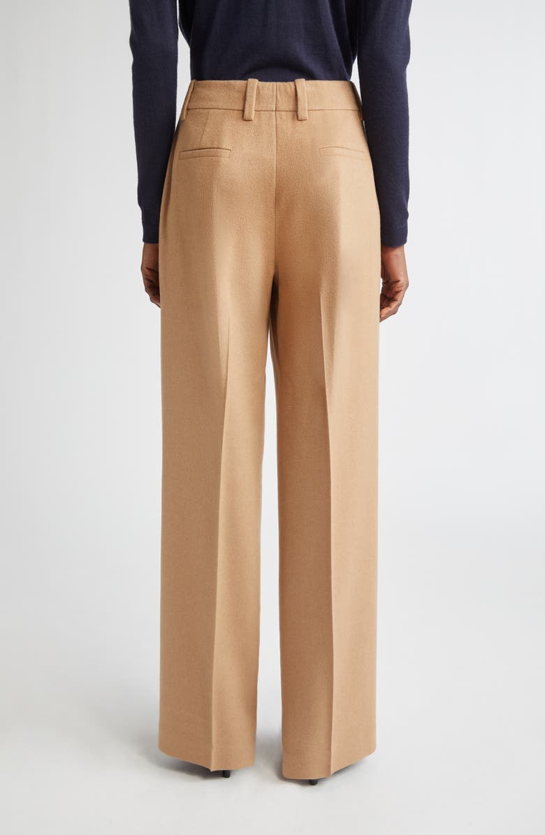 Lafayette 148 New York Sullivan Camel Hair Wide Leg Pants, Alternate, color, Camel