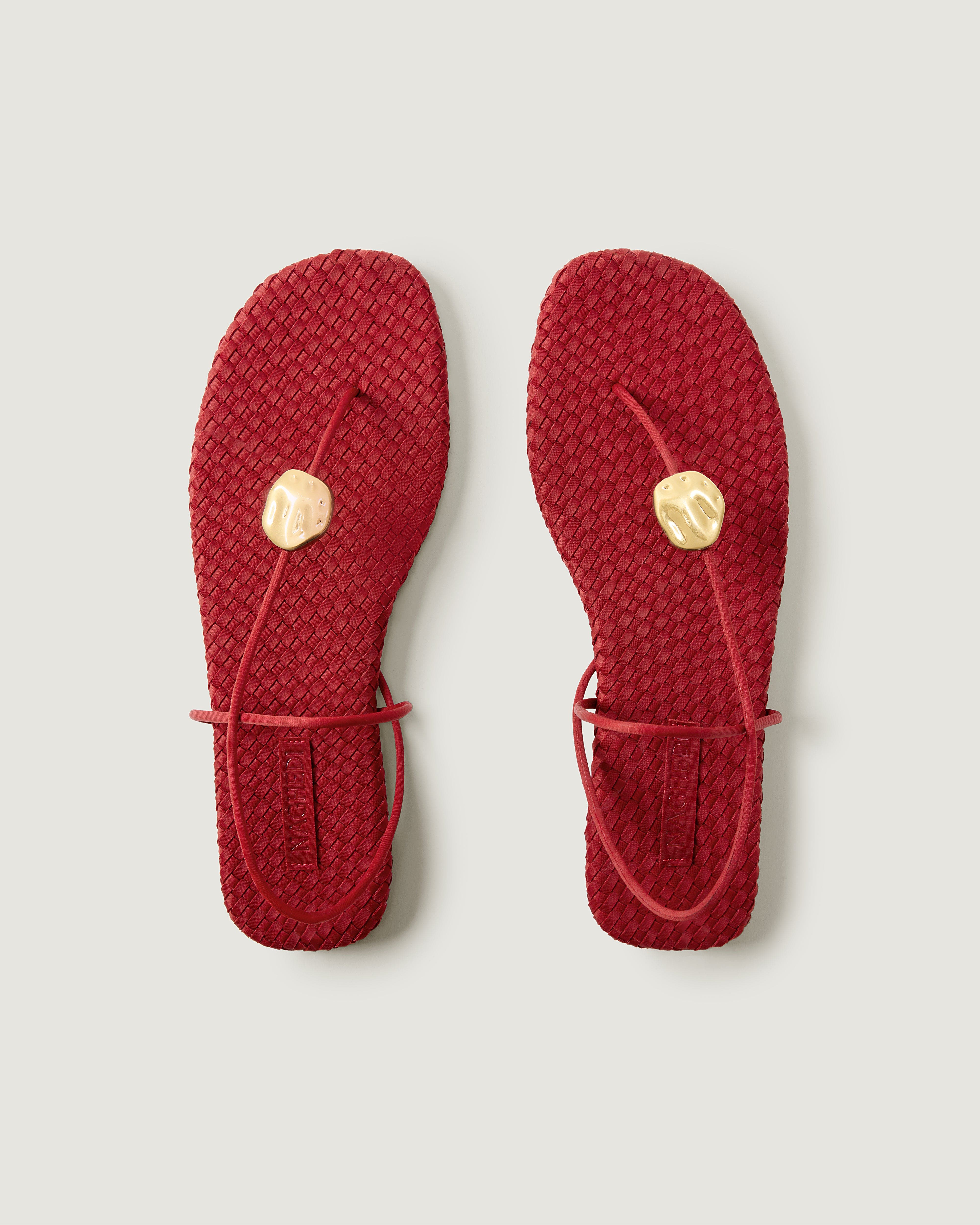 Gaia Sandal, Alternate, color, Rosso