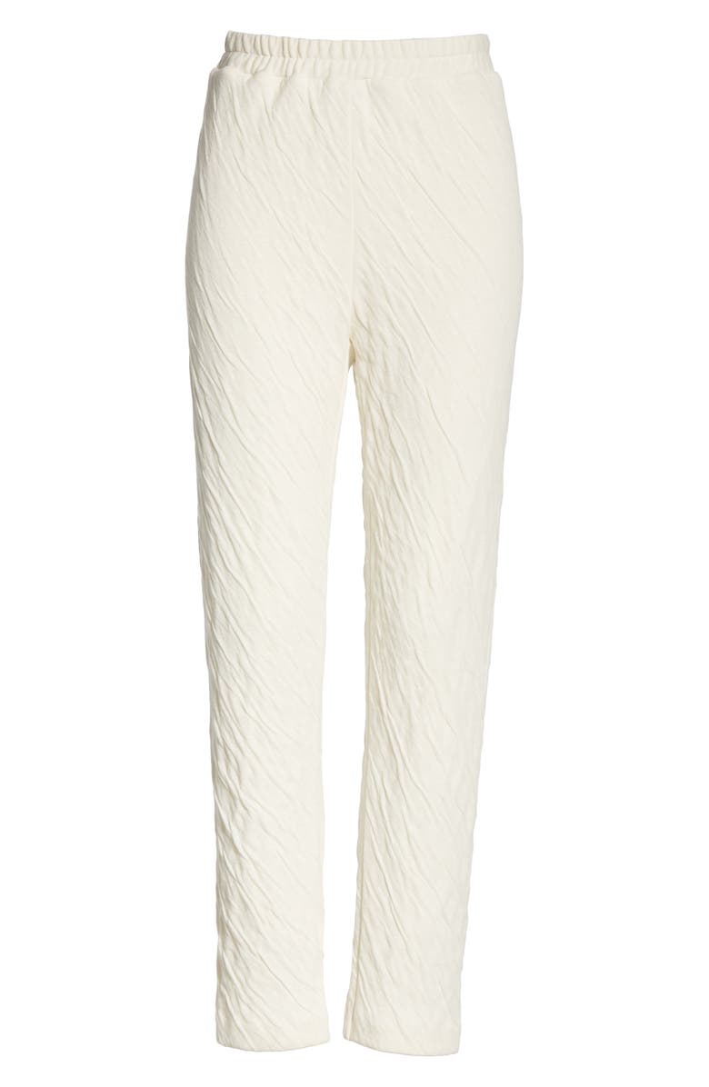 Mansur Gavriel Wavy Jersey Pull On Pants, Alternate, color, 
