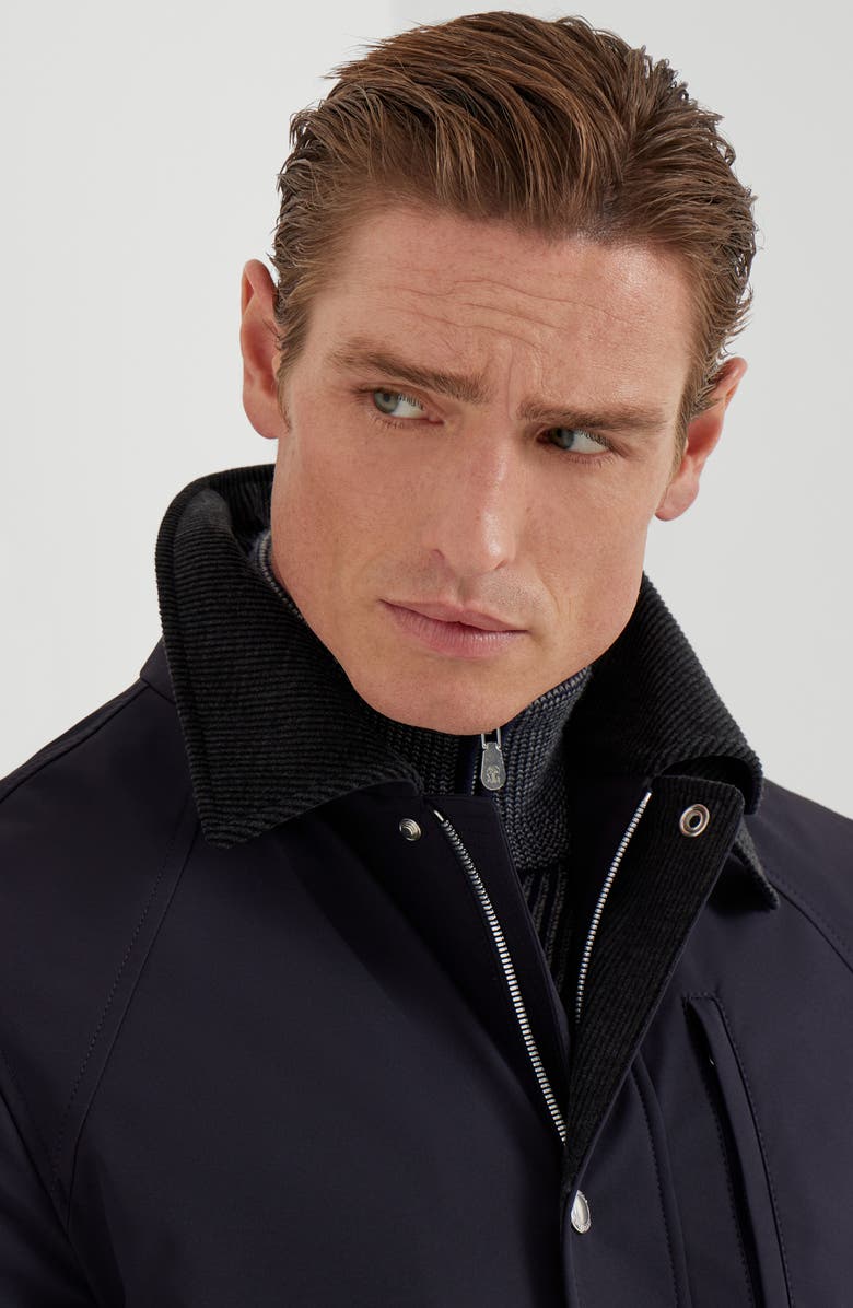 Brunello Cucinelli Field jacket, Alternate, color, Navy Blue