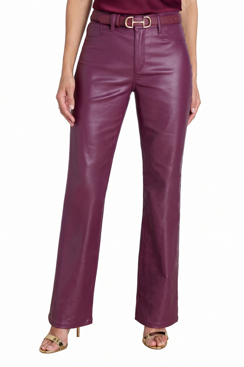 Aria Coated Flare Jeans