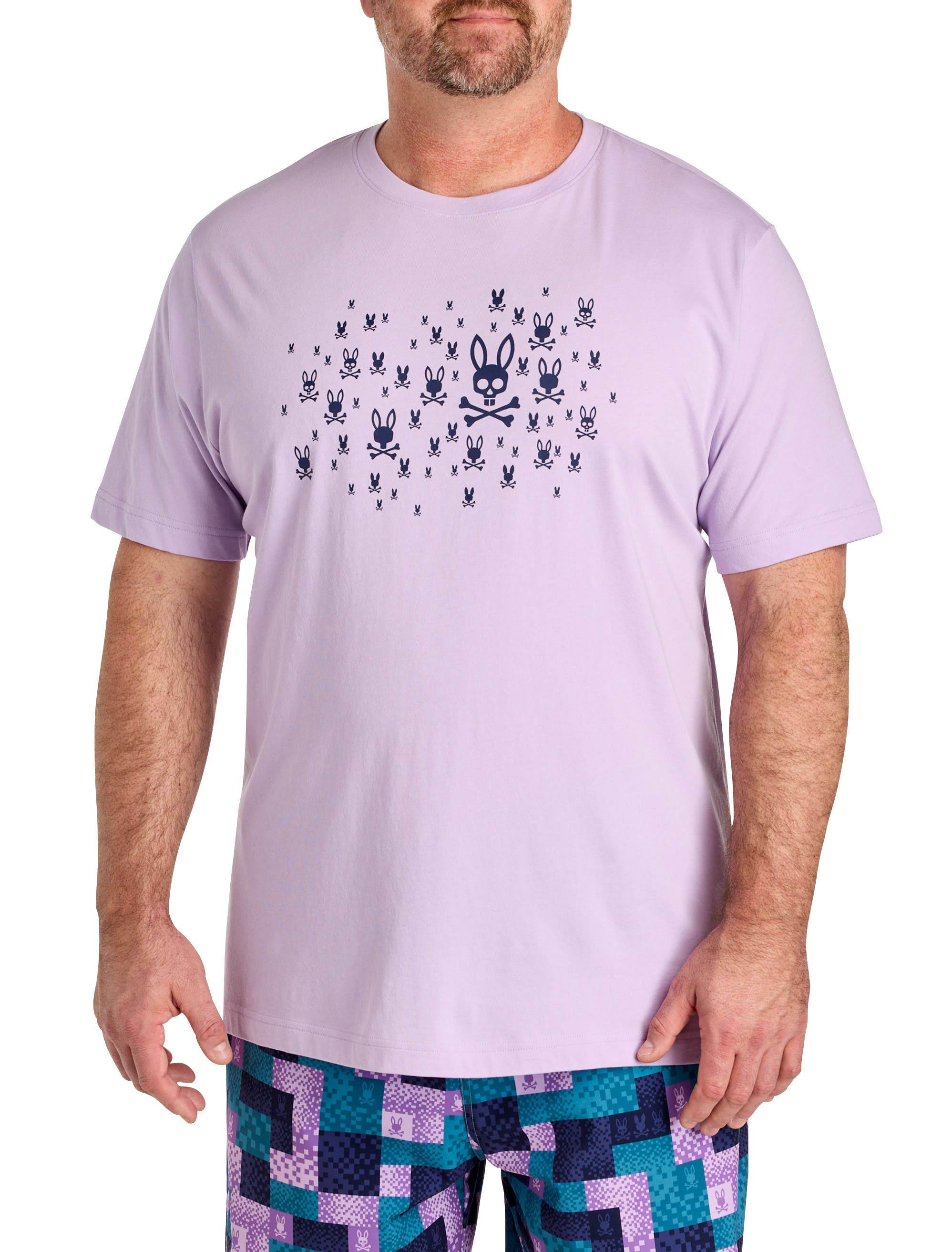 Big & Tall Nev Allover Graphic Tee