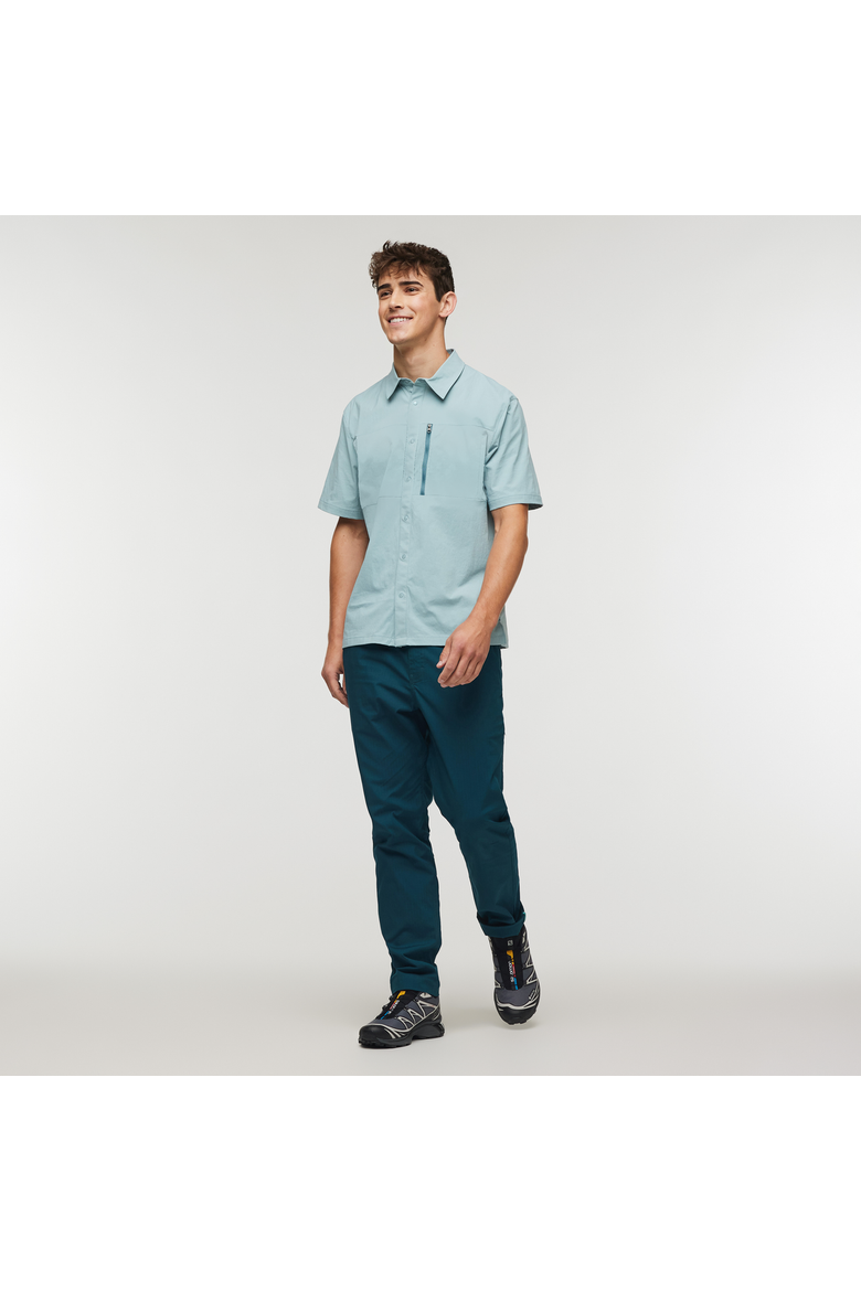 Sumaco Short-Sleeve Shirt - Men's, Alternate, color, Faded Brick/Acorn