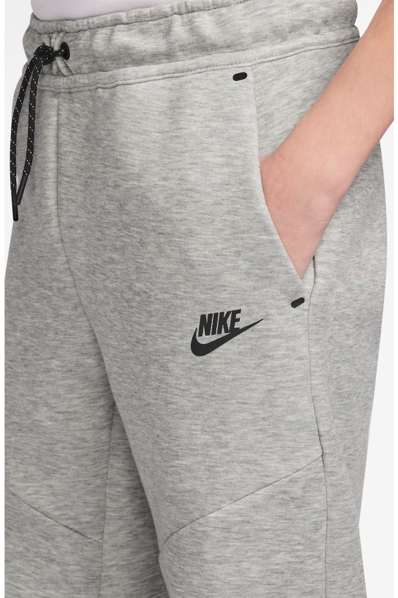 Kids' Sportswear Tech Fleece Sweatpants, Alternate, color, 063 DK GREY HEATHER/BLACK