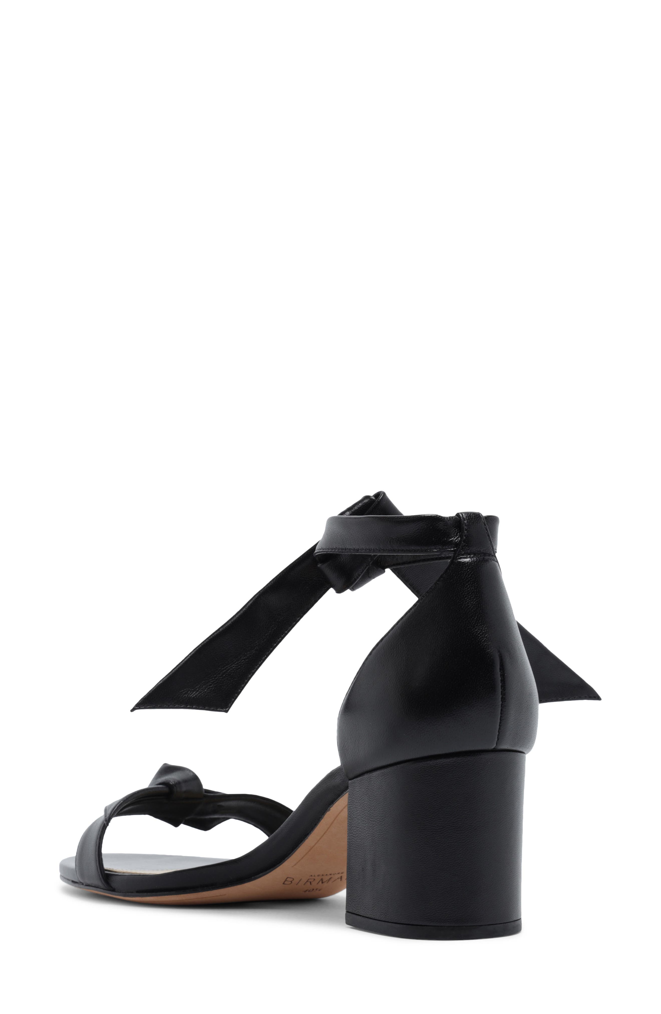 Alexandre Birman Clarita Block Heel Sandal, Alternate, color, Black