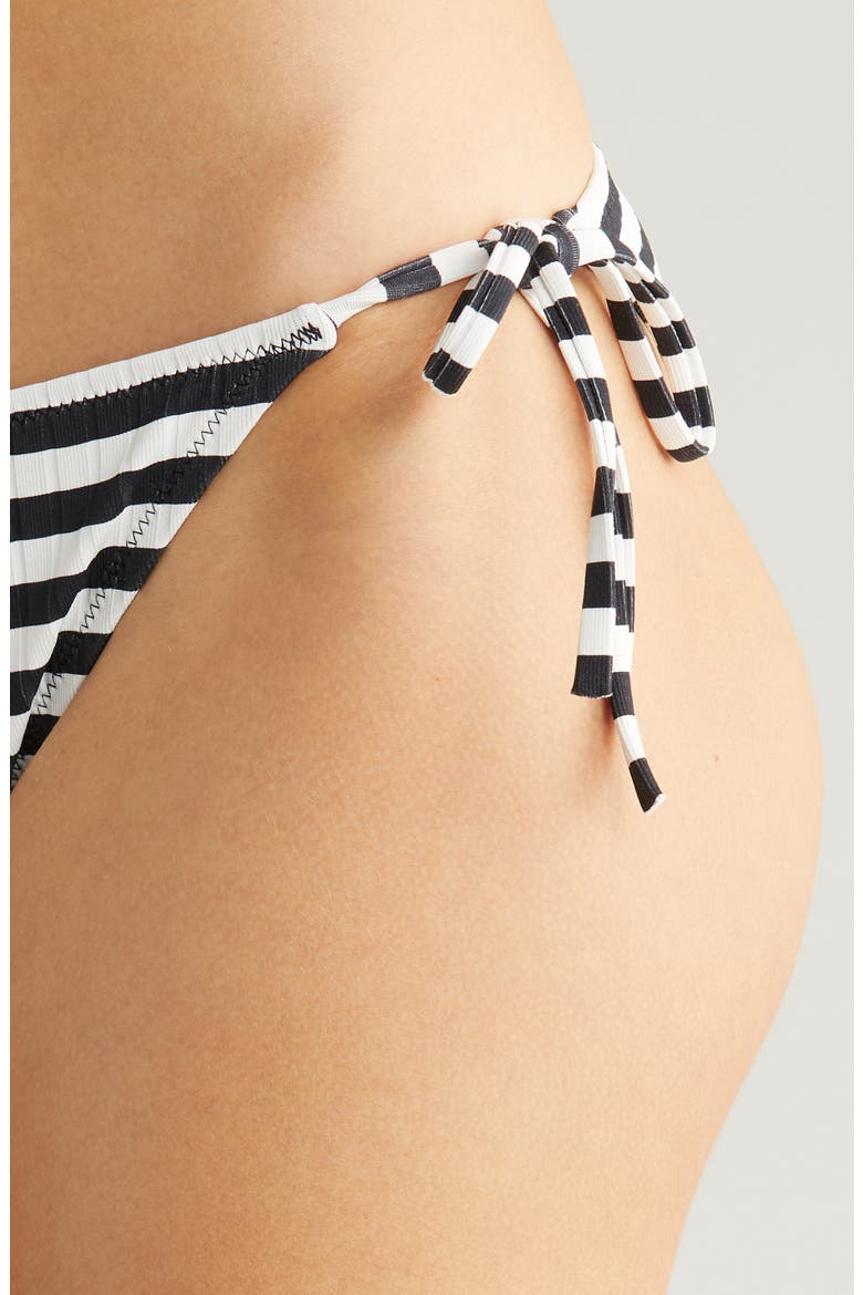 Iris Rib Bikini Bottoms, Alternate, color, BLACKOUT X MARSHMALLOW