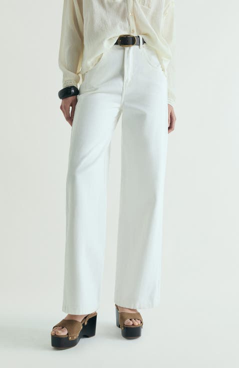 Contrast Stitching Jeans