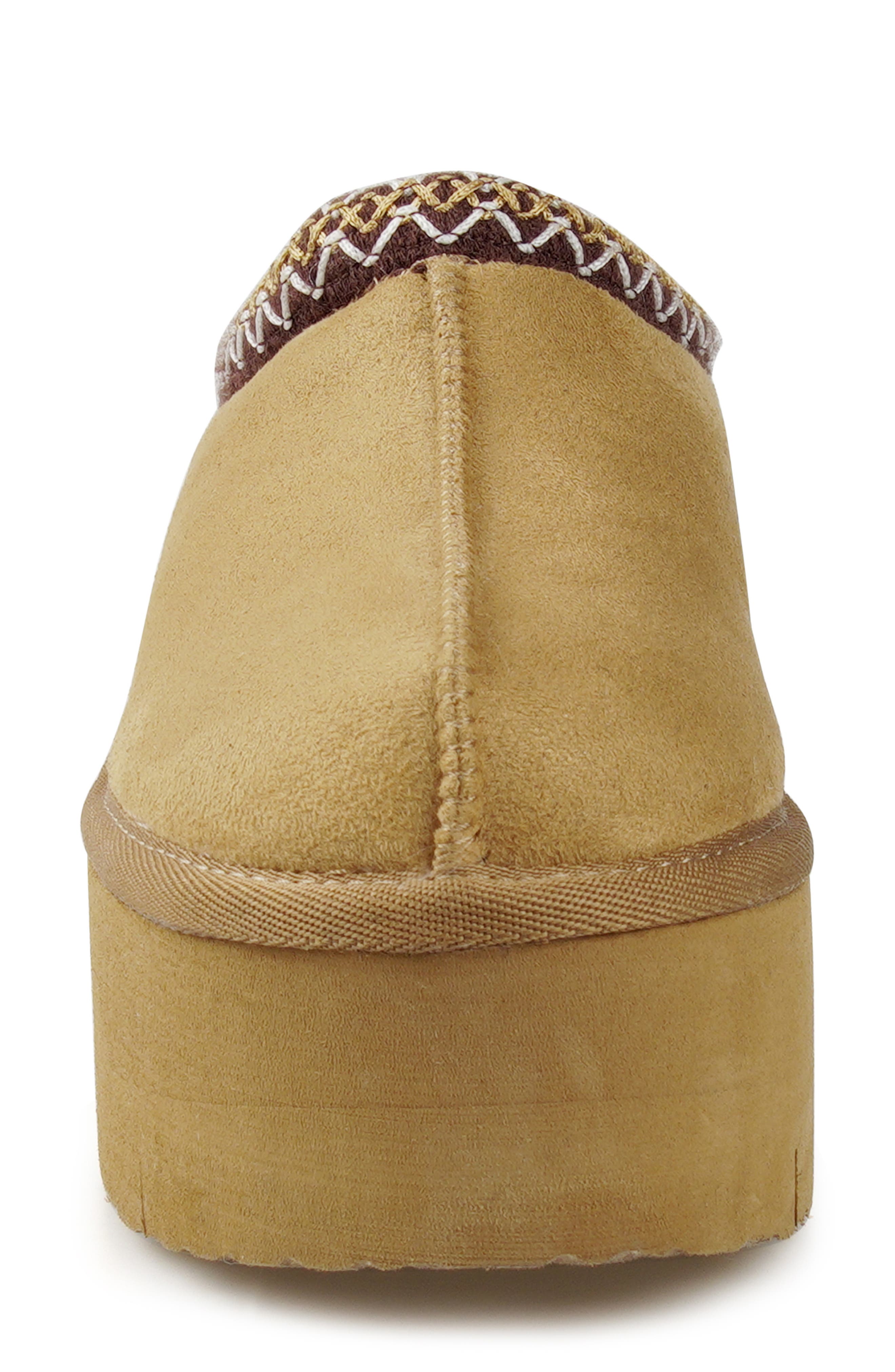 Faux Shearling Platform Bootie, Alternate, color, NEW SAND SUEDETTE - NSASD