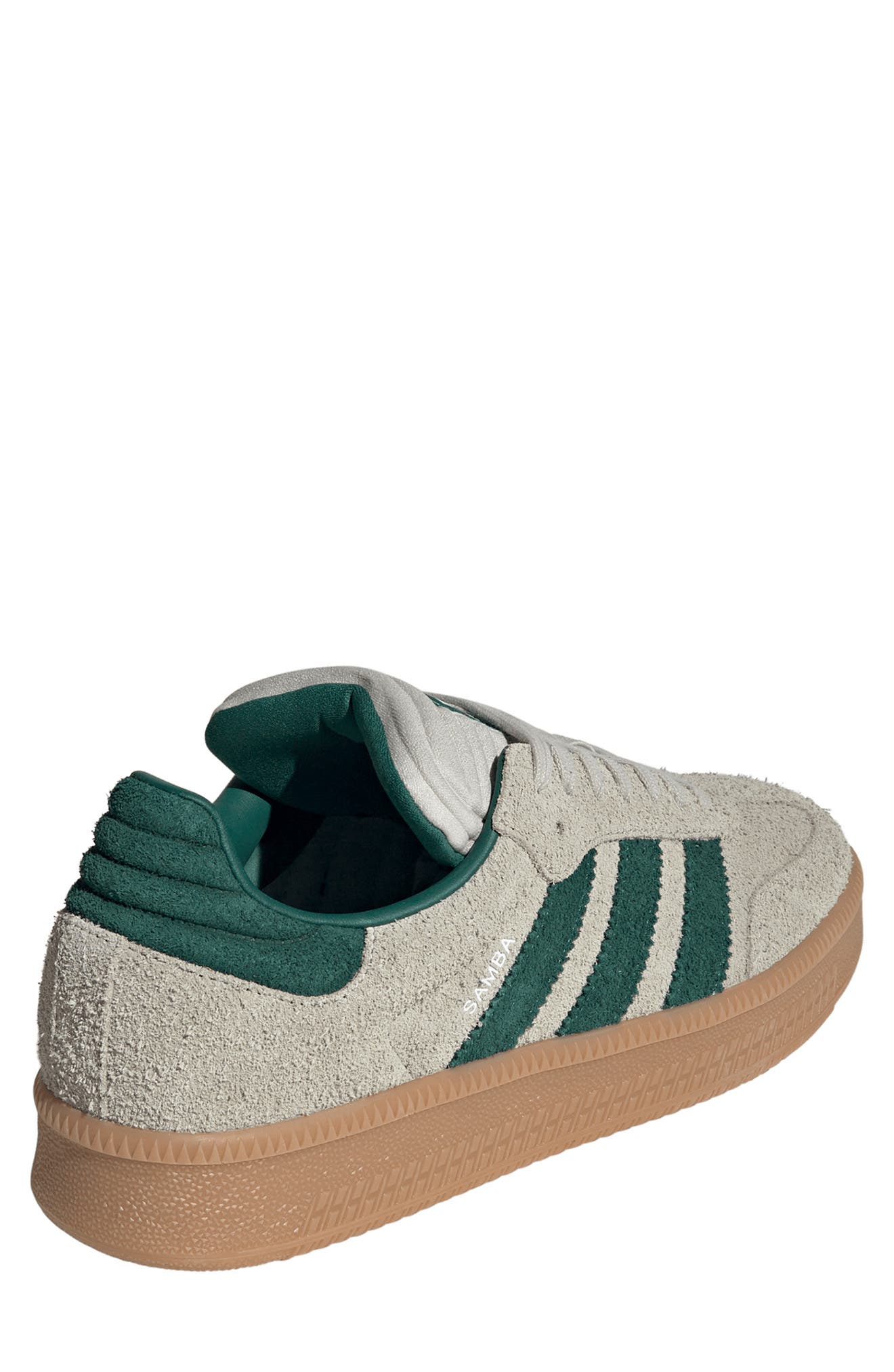 adidas Samba XLG Sneaker, Alternate, color, Putty Grey/Collegiate Green