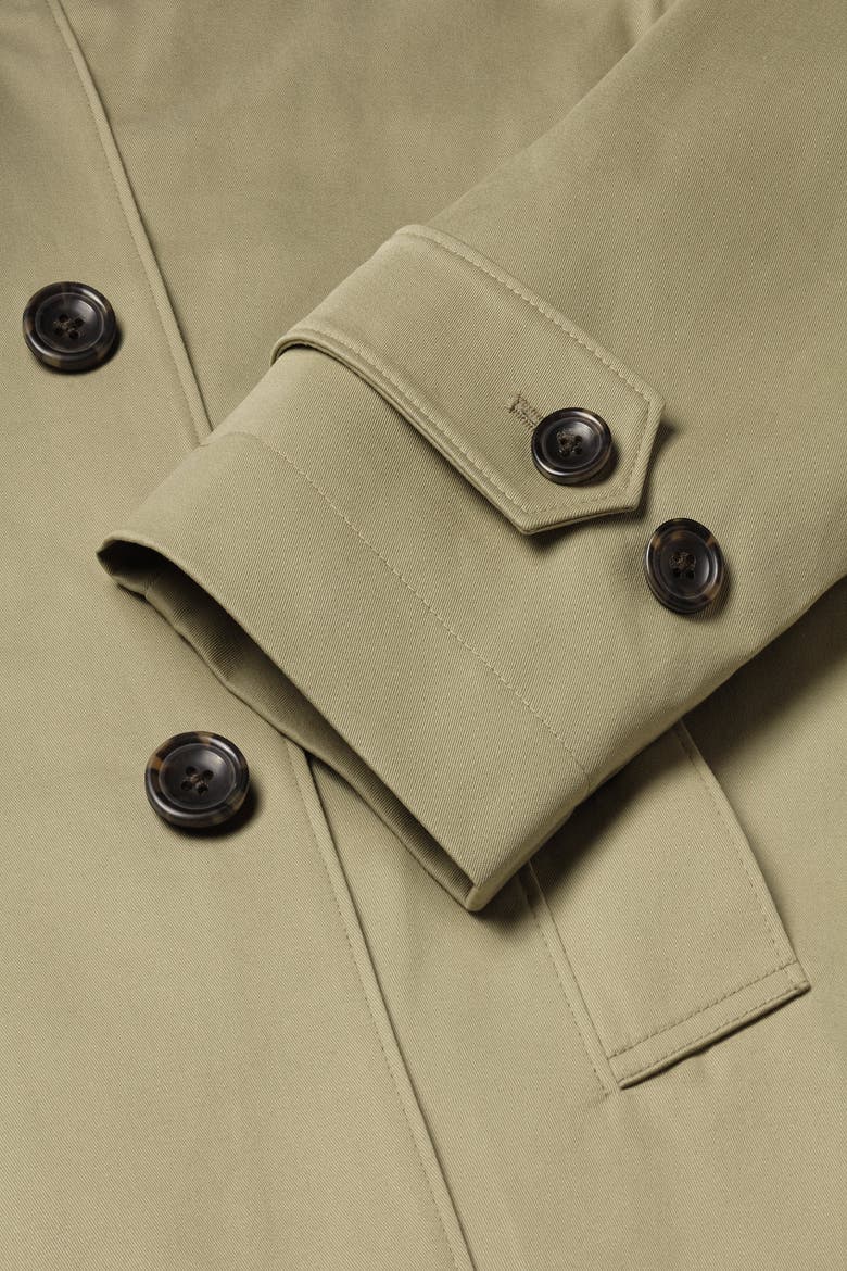 Classic Showerproof Cotton Raincoat, Alternate, color, Limestone