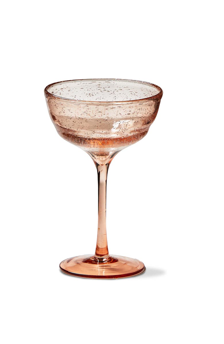 tag Blush Bubble Glass Coupe Wine Glasses Set of 2, Main, color, 