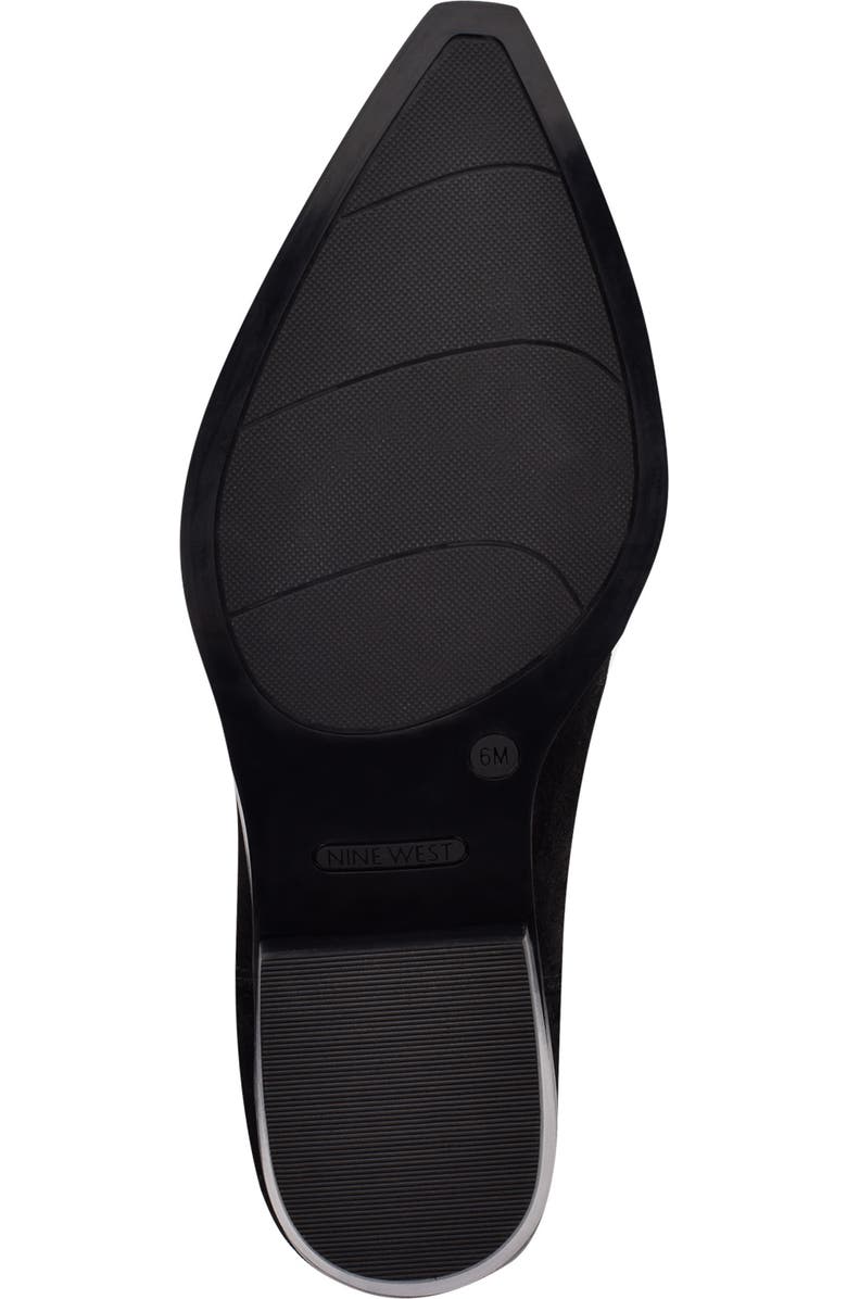 Nine West Yodown Pointed Toe Western Boot, Alternate, color,