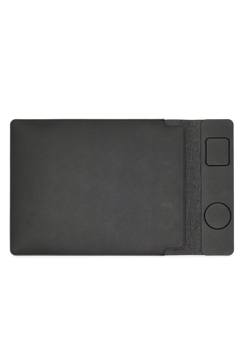 Nexa 15-Inch Wireless Charger Laptop Sleeve, Alternate, color, BLACK