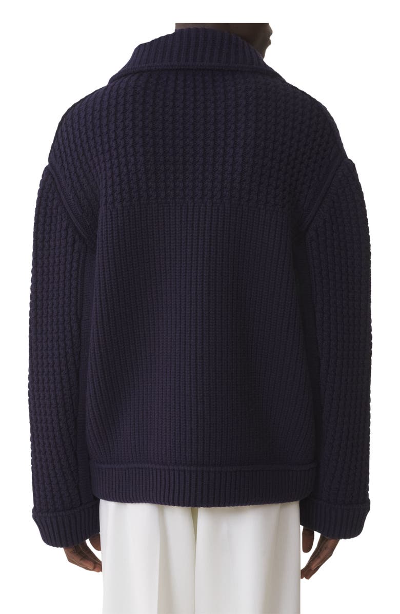 Lanvin Oversized Wool Pea Coat, Alternate, color,