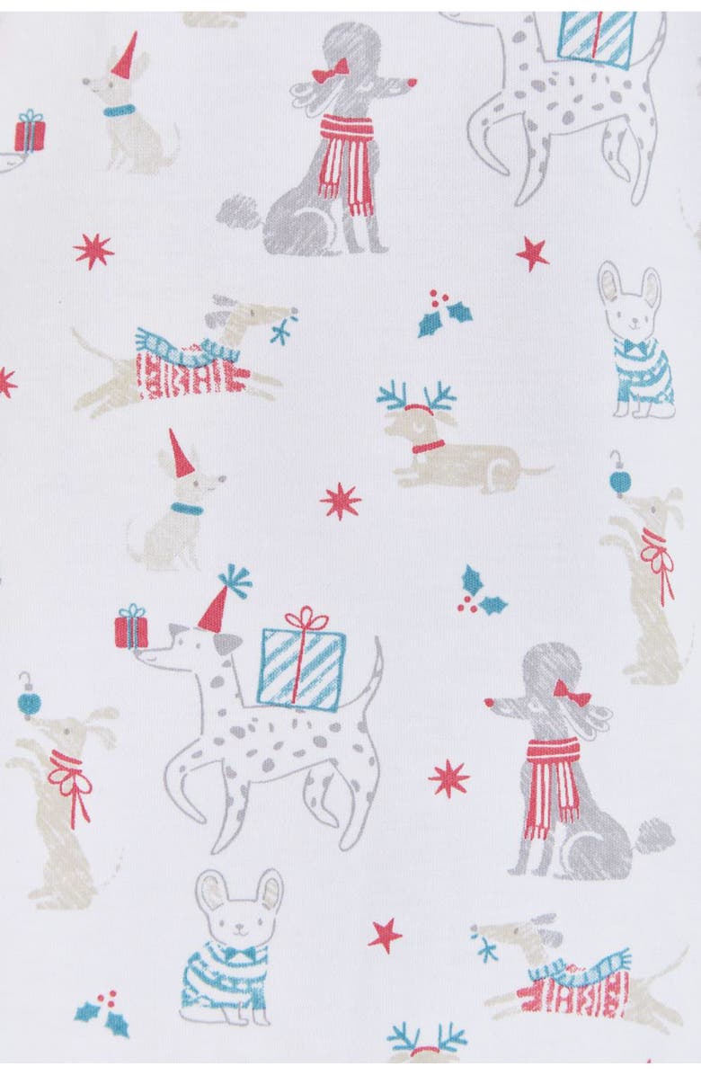 Babycottons Premium Peruvian Pima Cotton Christmas Pet Pajama, Alternate, color, Multicolor