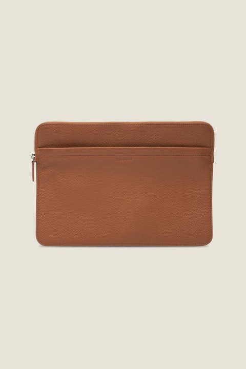 Porto Convertible Leather Laptop Sleeve