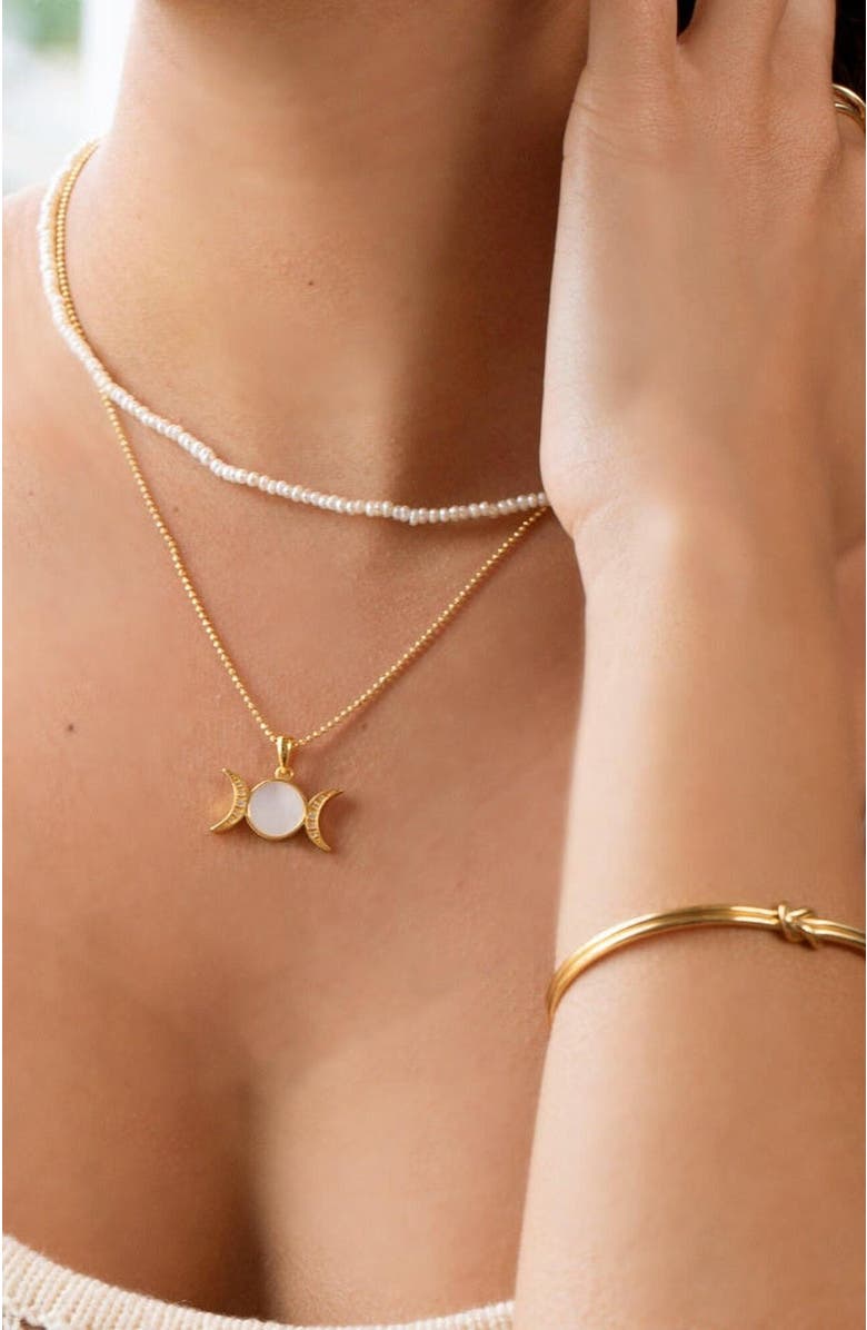 Mantra Little Things Pearl Chain, Alternate, color, Pearl